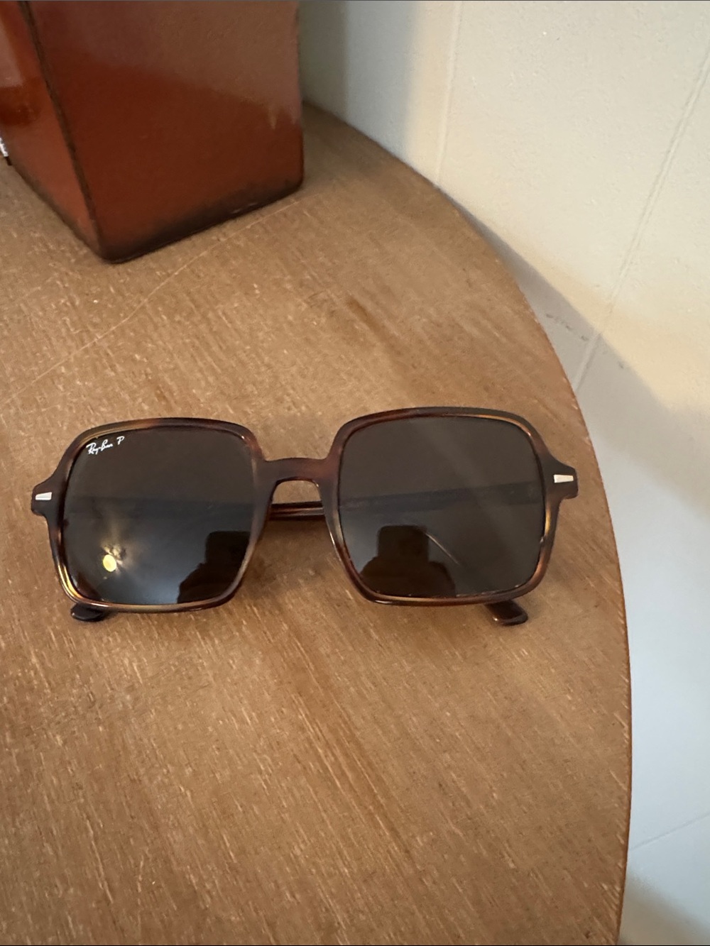 Ray-Ban Brown Tortoiseshell Polarized Sunglasses